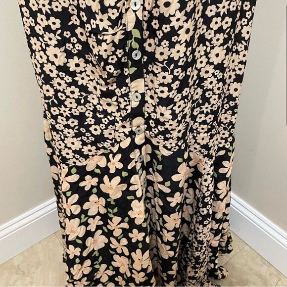New Free People DEWBERRY MAXI DRESS size L - Picture 6 of 7